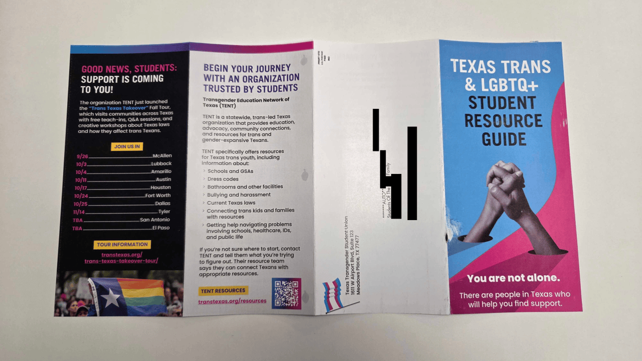 Agent cutting ties with LLC that sent ‘trans student guide’ mailers to Texans