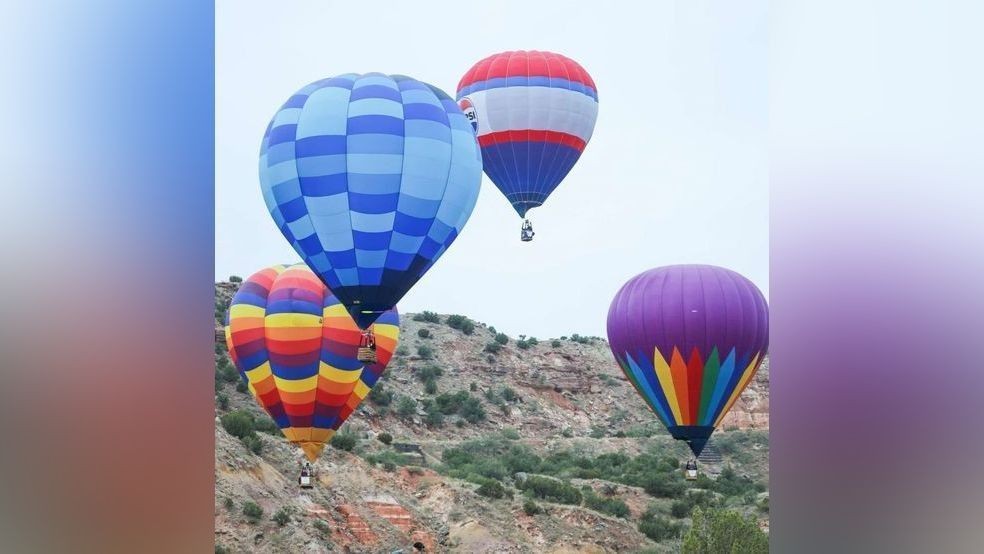 Hot air balloons to launch at Palo Duro Canyon, John Stiff Park in Amarillo this weekend