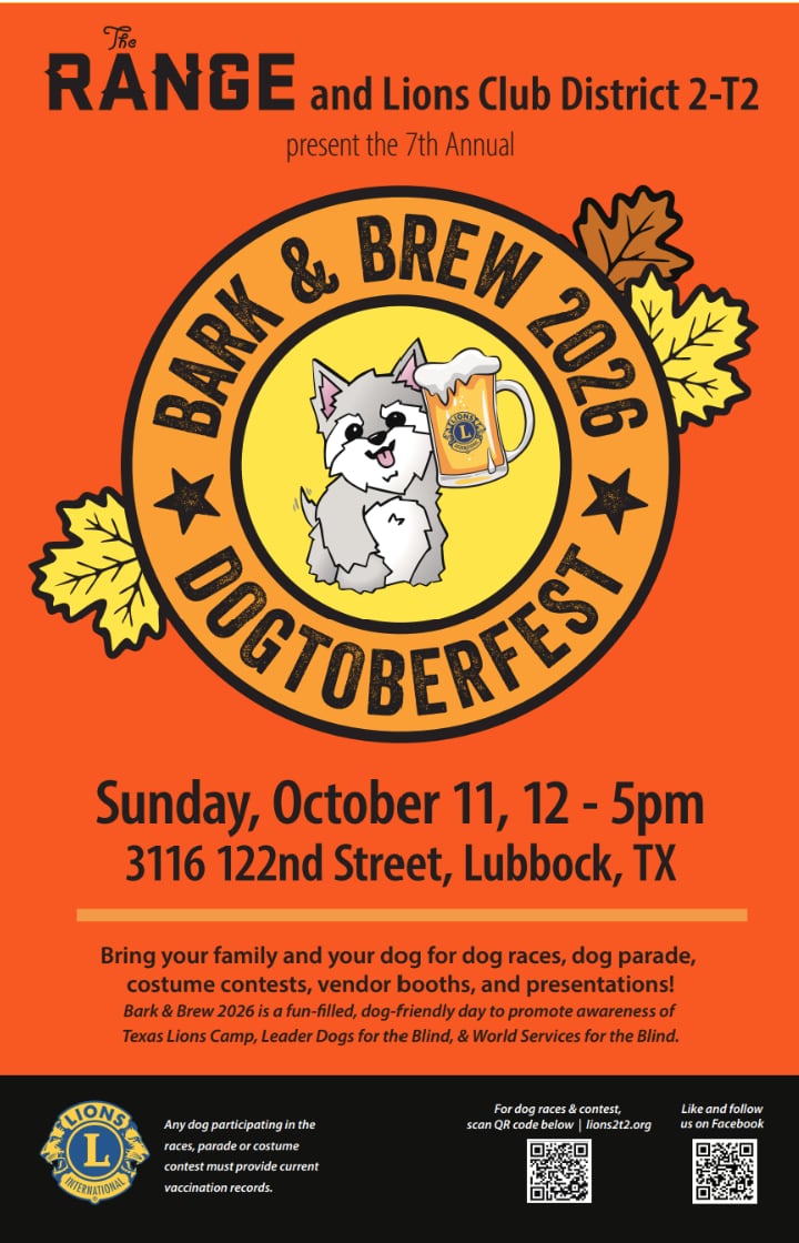 Lubbock Lions Club Hosts 7th Annual Bark & Brew, Dogtoberfest